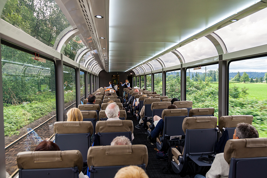 inside the rocky mountaineer