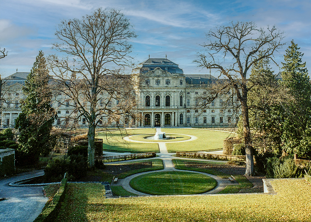 View from Garden of Residenz, Wuerzburg