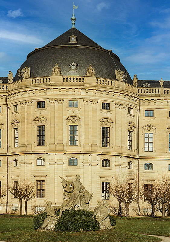 Further view from Garden of Residenz, Wuerzburg