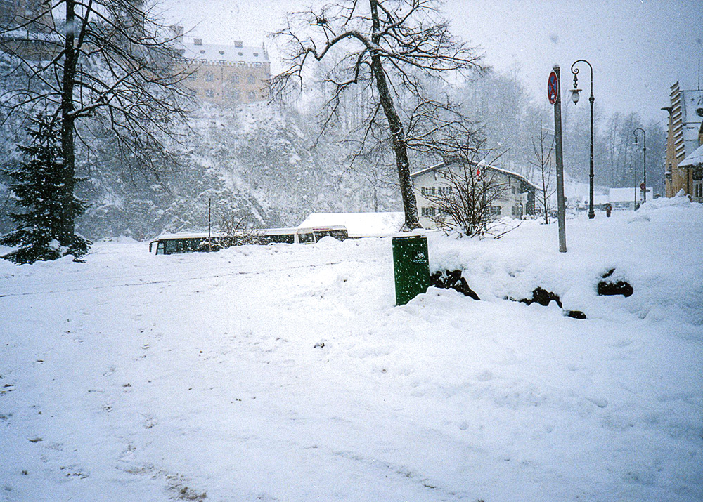 Picture of snow near Hohenschwangau