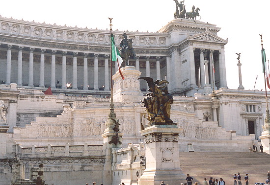 View of Monument to Victor Emanuel