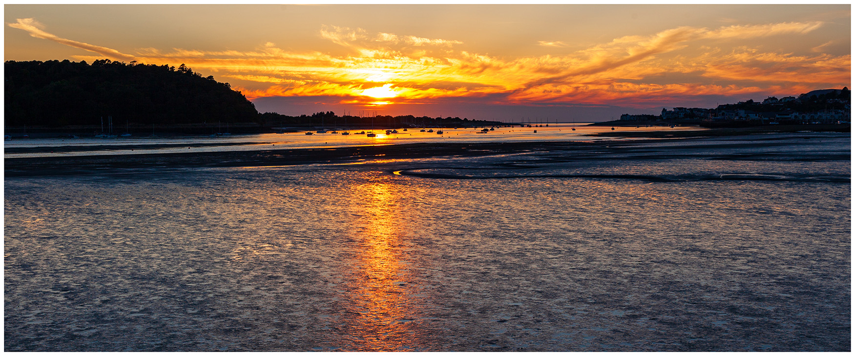 conwy sunset