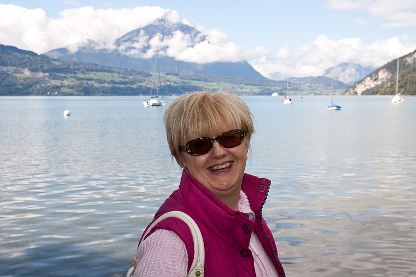 Pat at Lake Thun