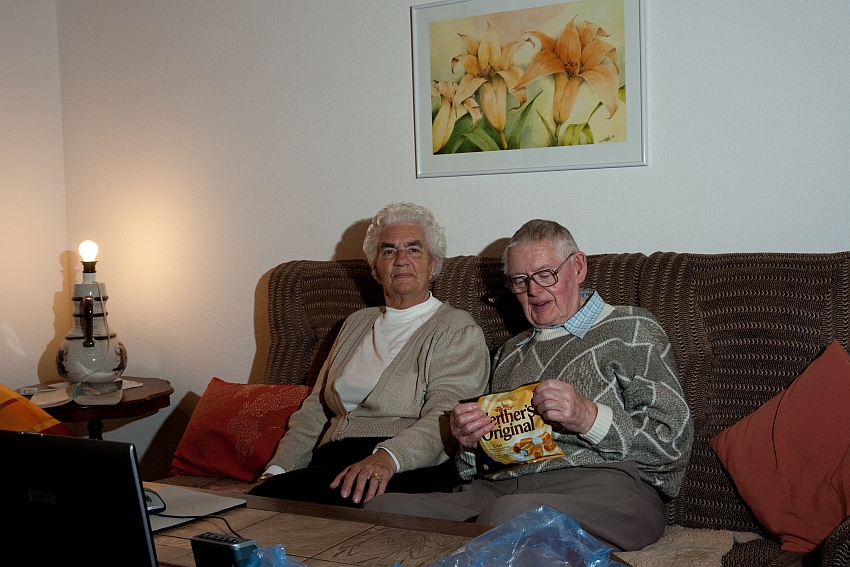 Mum and Dad at Chalet Wanderlust