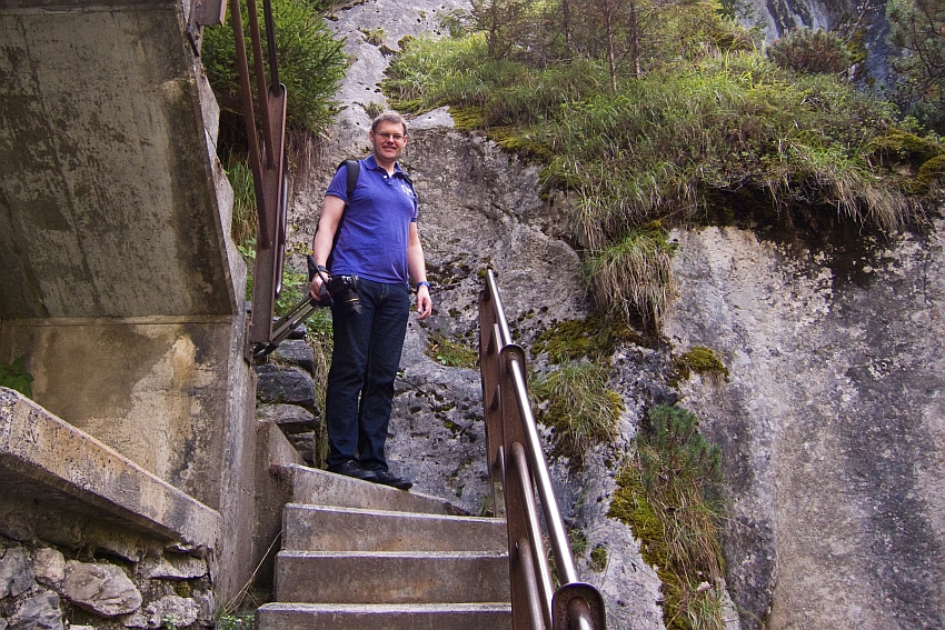 Me at Trummelbach Falls